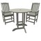 Highwood Usa Lehigh 3pc Round Counter Height Outdoor Patio Furniture Dining Set AD-CNL36-CGE - alternate 1